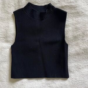 Babaton sculpt knit ribbed tank top 🖤
